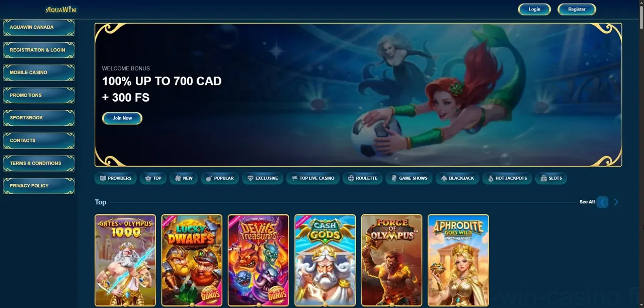 Aquawin Casino Casino